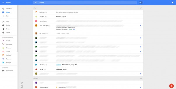 Gmail : Nouvelle interface