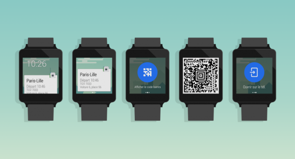 Capitaine Train : Android Wear & montre connectée