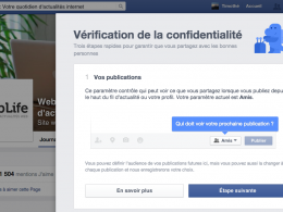 Facebook privacy checkup