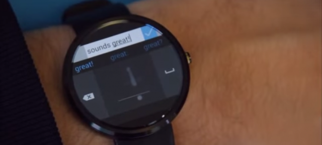 Android Wear : Analog Keyboard