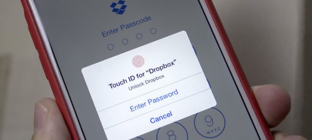 Dropbox & Apple Touch ID