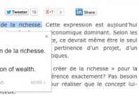 Google Chrome : Extension de traduction