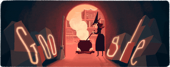 Google : Doodle Halloween 2014 - Olivia Huyhn 1
