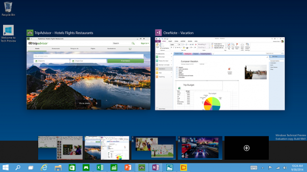 Windows 10 : Multi bureaux