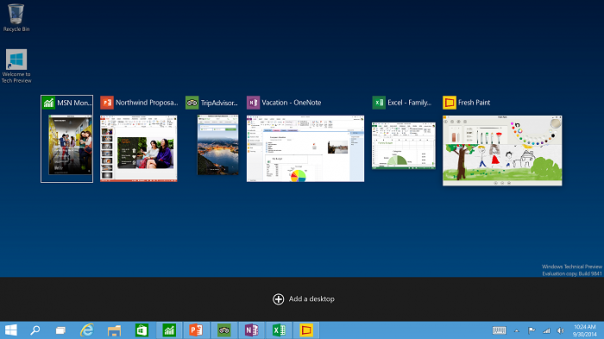Windows 10 : Tâche