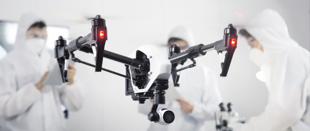 DJI Inspire 1 en Intérieur