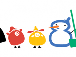 Google : Doodle solstice d'hiver