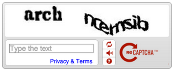 reCAPTCHA : Ancienne API