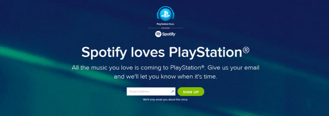 PlayStation Music : Spotify et PlayStation