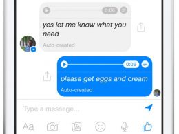 Facebook : Transcription de message audio en texte