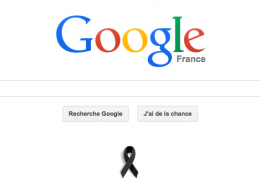 Google : Charlie Hebdo - Ruban noir