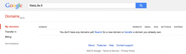 Google Domains