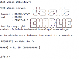 Whois AFNIC : Je suis Charlie