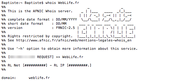 Whois AFNIC : Je suis Charlie