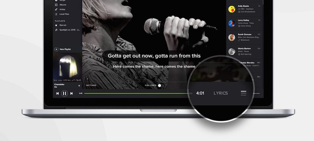 Spotify On Peut Desormais Retrouver Une Chanson A Partir Des Paroles