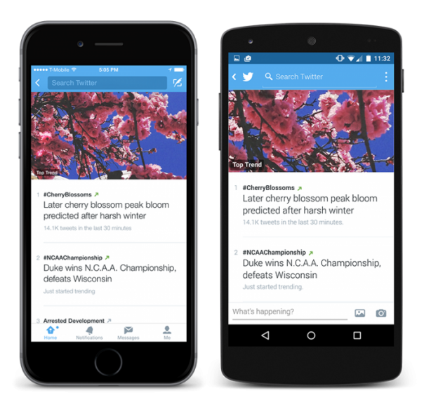 Twitter : Application mobile & tendances