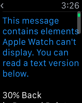 Apple Watch Email Message