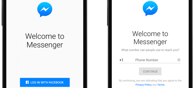 Facebook Messenger sans compte