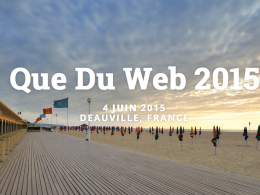 Logo Que Du Web 2015