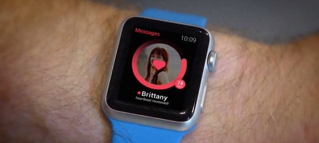 Tinder : Smartwatch & rythme cardiaque