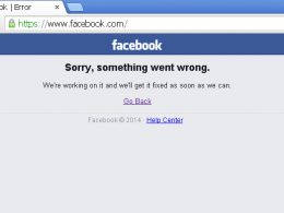 Facebook down