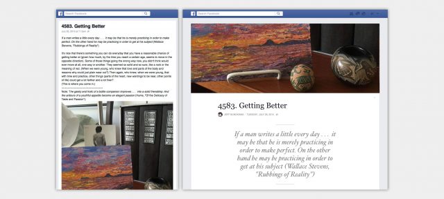 Facebook Notes : Article de blog