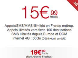 Free Mobile : 50Go en 4G