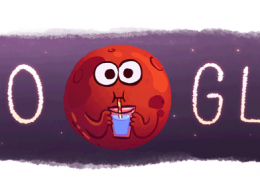 Google : Doodle Eau sur Mars