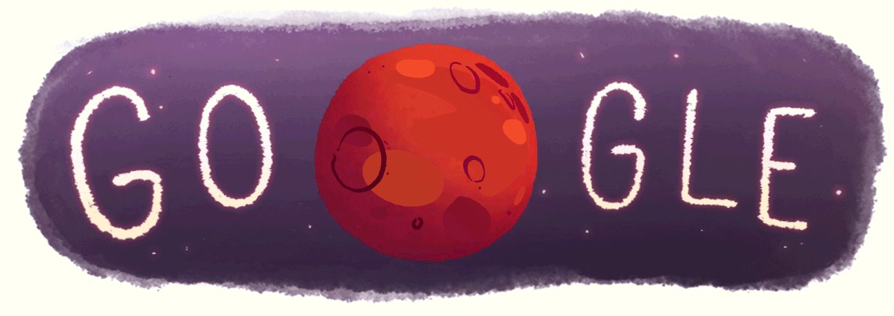 Google : Doodle Eau sur Mars