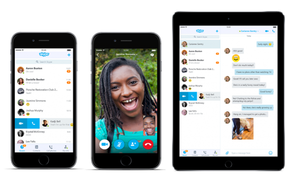Skype pour iOS