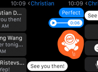 Facebook Messanger : Application Apple Watch