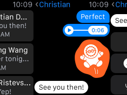 Facebook Messanger : Application Apple Watch