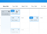 Buffer : Calendrier de publications