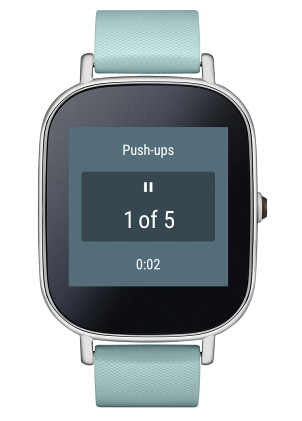 Google Fit : Workout depuis Android Wear