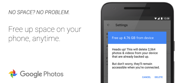 Google Photos : Suppression du smartphone