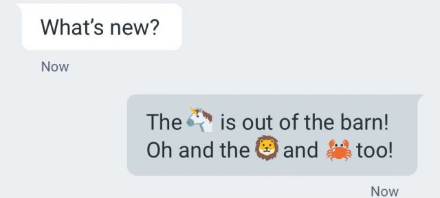 Android : Nouveaux emojis