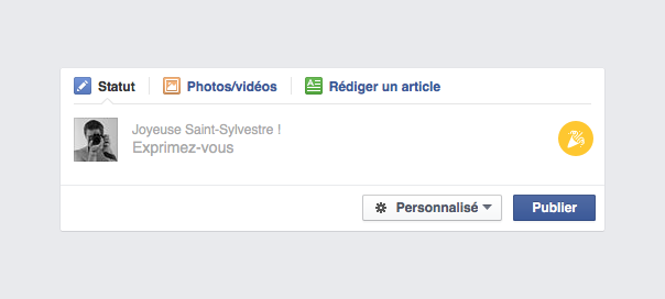 Facebook : Joyeuse Saint-Sylvestre