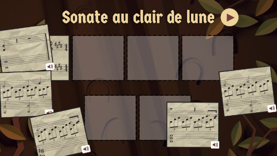 Google : Doodle Beethoven - Sonate au clair de lune