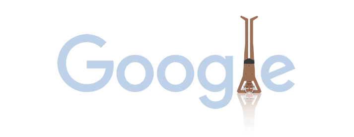 Google : Doodle B. K. S. Iyengar & le yoga 1