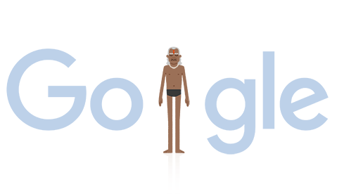 Google : Doodle B. K. S. Iyengar & le yoga 3