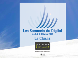 Les sommets du digital 2016