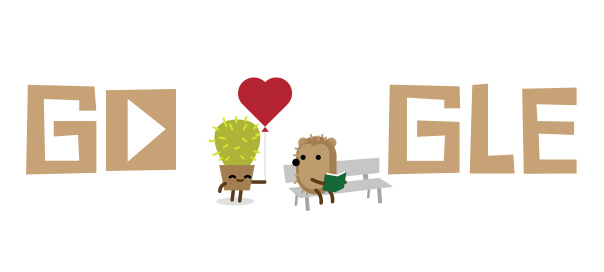 Google : Doodle Saint Valentin 2016