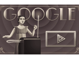Google : Doodle Clara Rockmore & thérémine