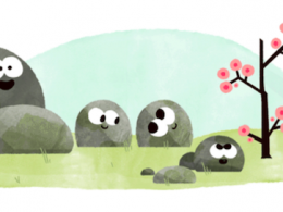 Google : Doodle équinoxe printemps 2016