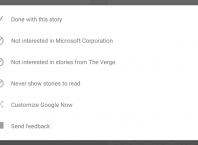 Google Now : Blocage de sites d'actualités