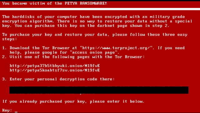 Petya Ransomware