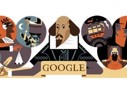 Google : Doodle William Shakespeare