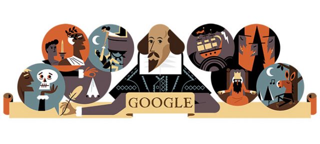 Google : Doodle William Shakespeare