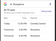 Google : Programme TV live