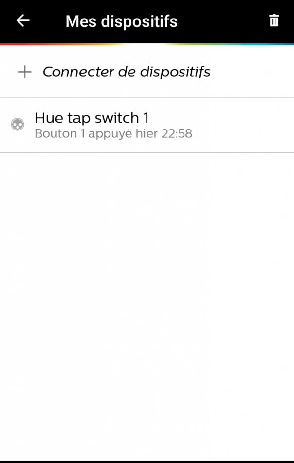 Philips Hue Tap paramétrage